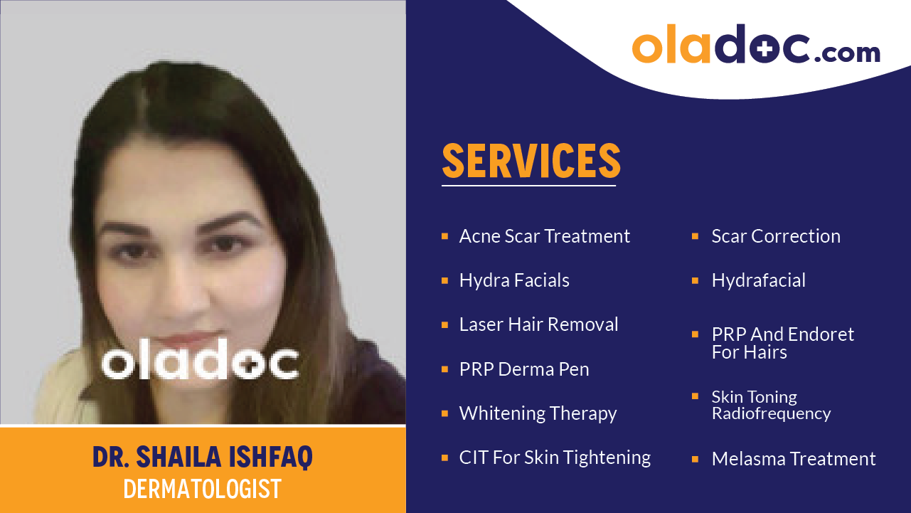 Services provided by Dr. Shaila Ishfaq
